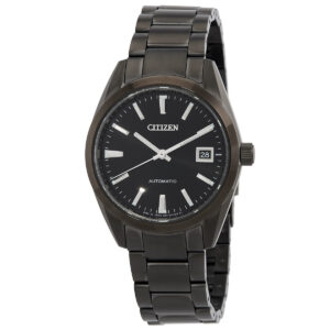 citizen automatic black dial men's watch nb1054 58e