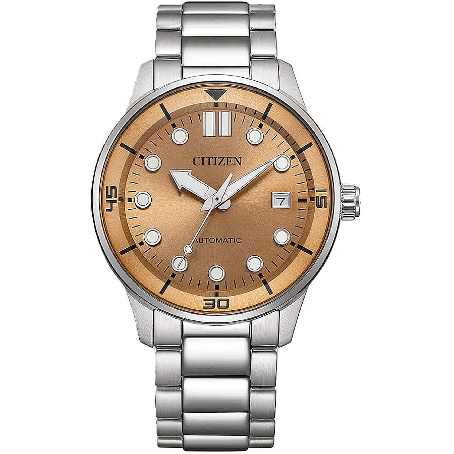 citizen automatic salmon dial men's watch nj0191 83x citizen automatic salmon dial men's watch nj0191 83x