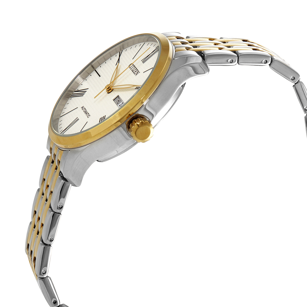 citizen automatic white dial two tone men's watch nh8354 58a citizen automatic white dial two tone men's watch nh8354 58a