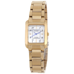 citizen bianca white dial ladies watch ew5602 57d