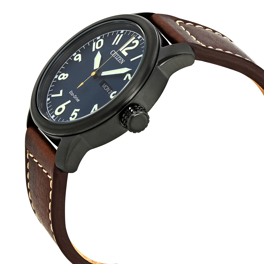 citizen chandler eco drive dark blue dial brown leather men's watch bm8478 01l citizen chandler eco drive dark blue dial brown leather men's watch bm8478 01l