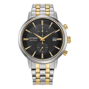 citizen chronograph black dial men's watch ca7064 52e