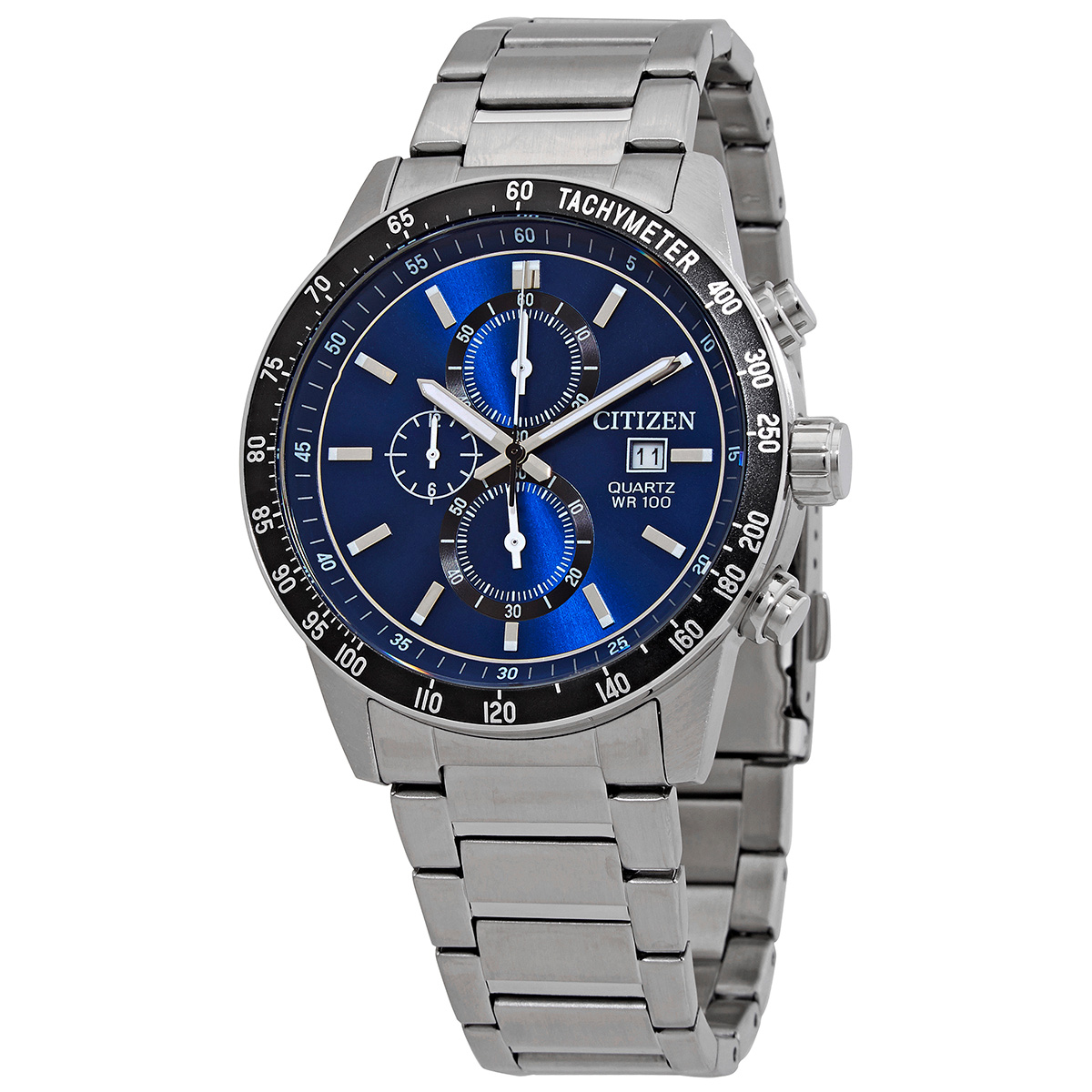 citizen chronograph quartz blue dial men's watch an3600 59l citizen chronograph quartz blue dial men's watch an3600 59l
