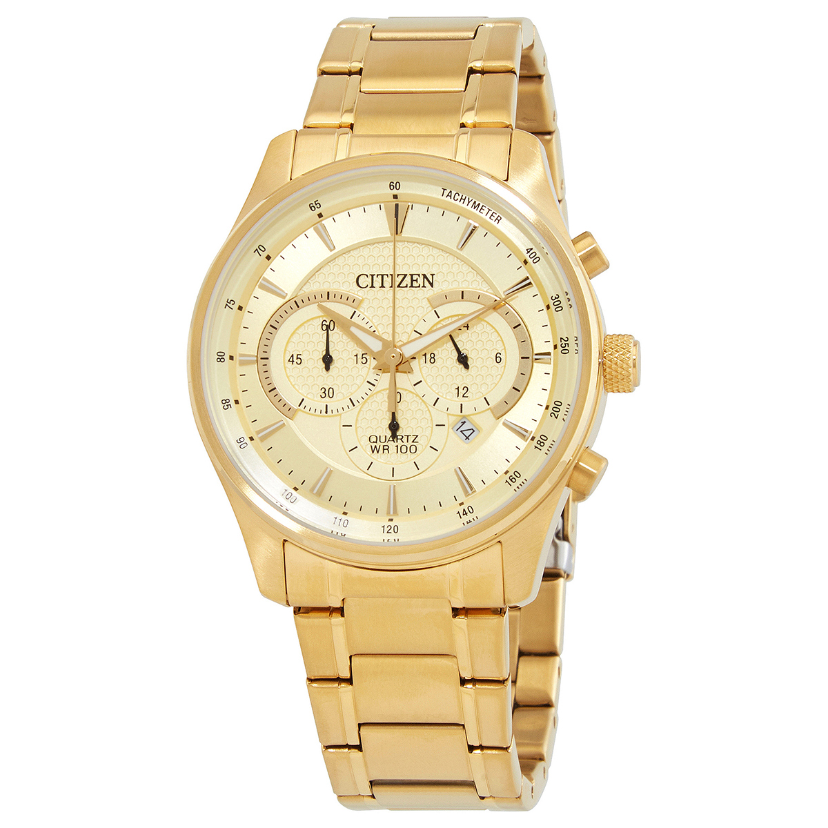 citizen chronograph quartz champagne dial men's watch an8192 56p citizen chronograph quartz champagne dial men's watch an8192 56p