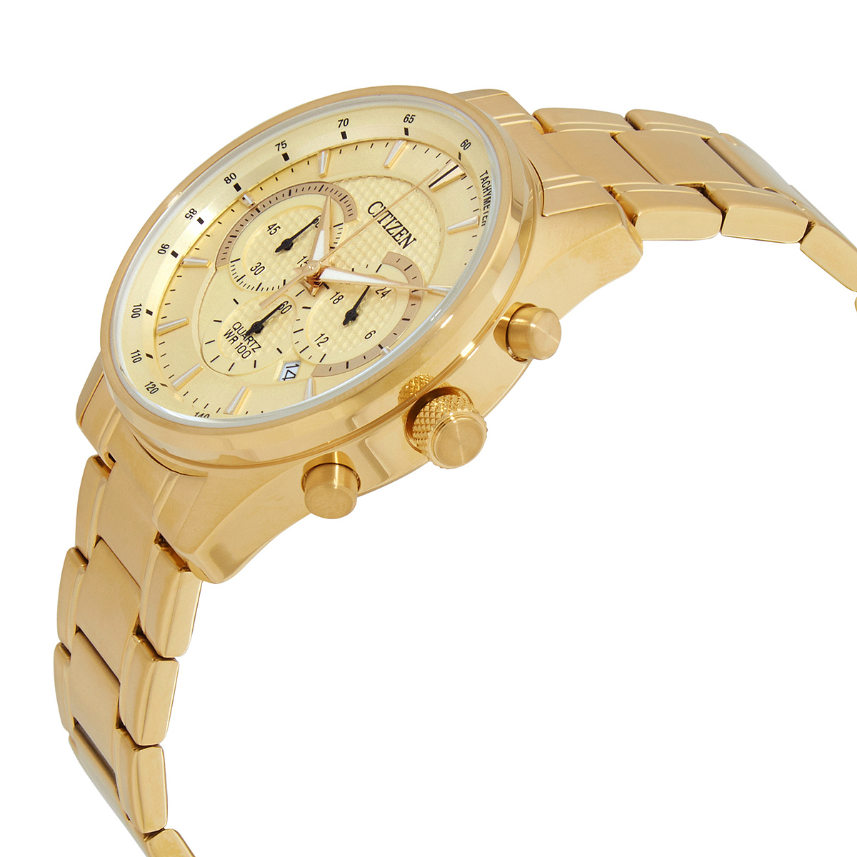 citizen chronograph quartz champagne dial men's watch an8192 56p citizen chronograph quartz champagne dial men's watch an8192 56p