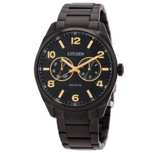 citizen corso black dial men's watch ao9025 56e