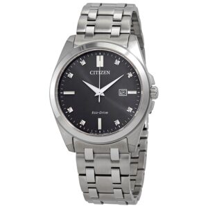 citizen corso eco drive grey dial men's watch bm7100 59h