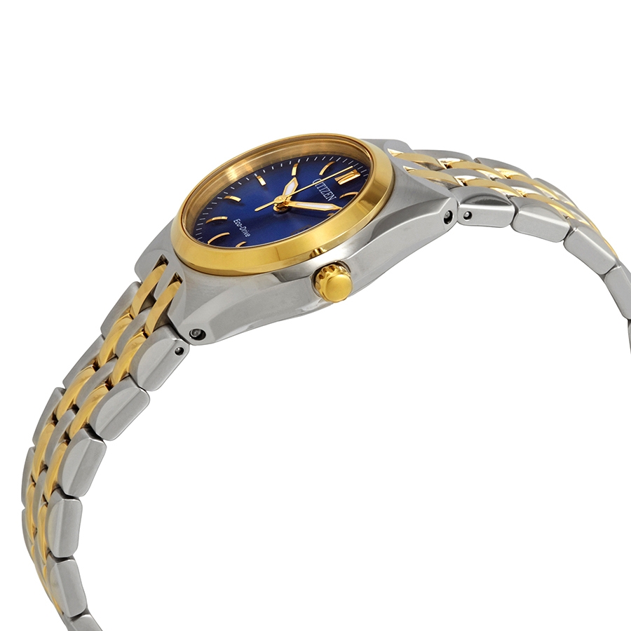 citizen corso eco drive blue dial two tone ladies watch ew2294 53l citizen corso eco drive blue dial two tone ladies watch ew2294 53l