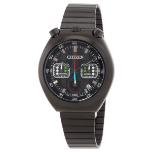 citizen darth vader star wars chronograph quartz black dial men's watch an3669 52e