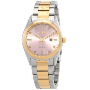 citizen diamond pink dial watch ew2706 58x