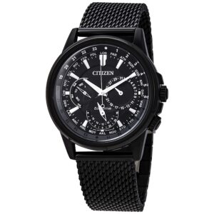citizen eco drive black dial men's watch bu2025 76e