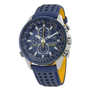 citizen eco drive blue angels world chronograph men's watch at8020 03l