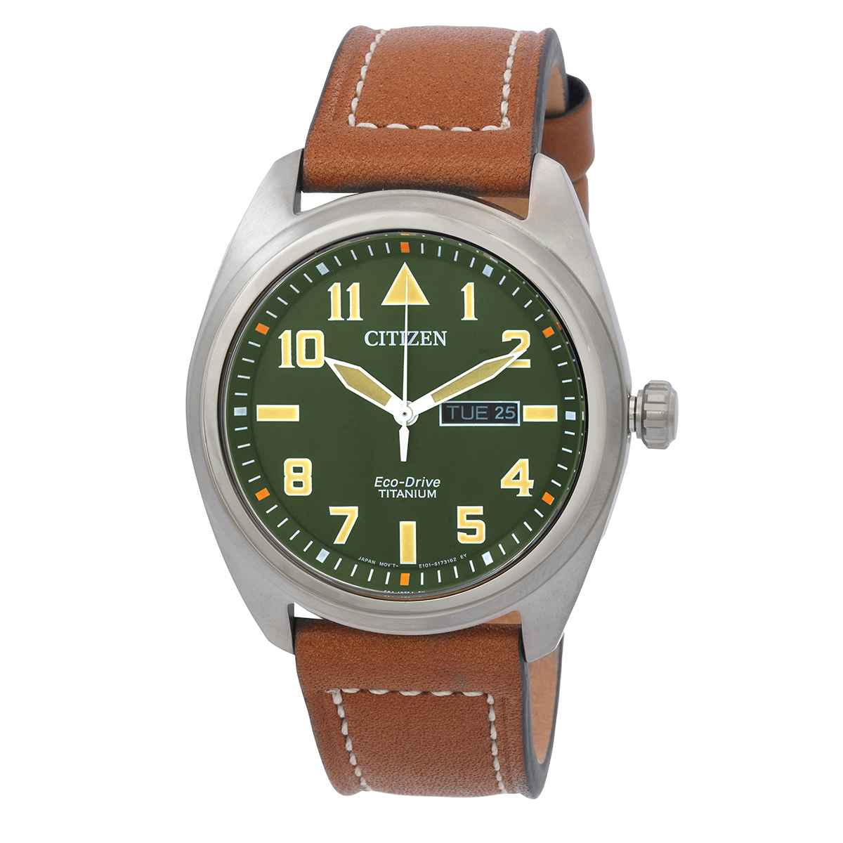 citizen eco drive avion super titanium green dial men's watch bm8560 02x citizen eco drive avion super titanium green dial men's watch bm8560 02x