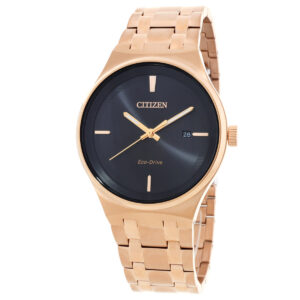citizen eco drive black dial men's watch bm7653 50e