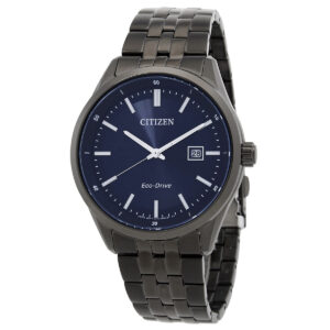 citizen eco drive blue dial men's watch bm7567 50l