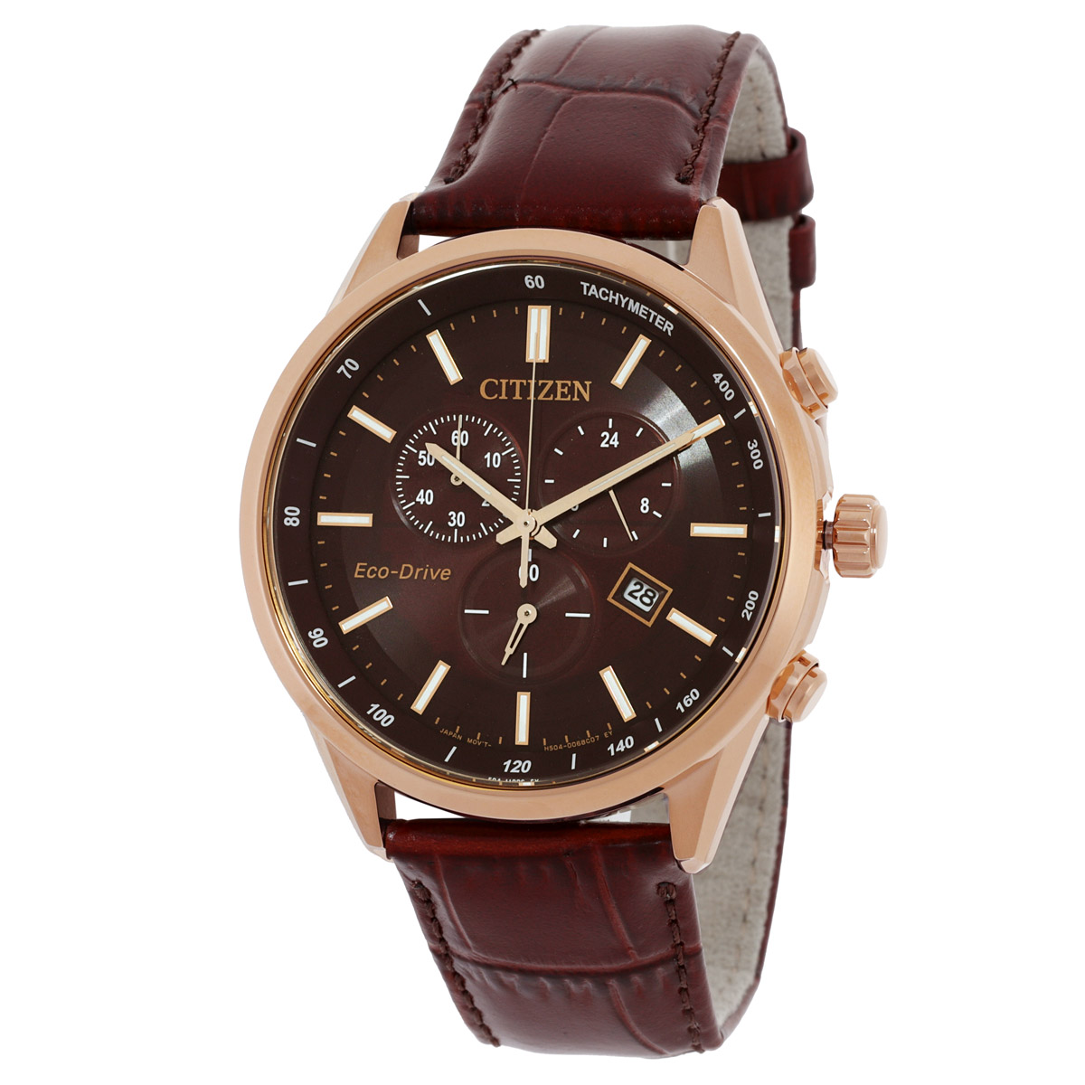 citizen eco drive chronograph brown dial men's watch at2573 07x citizen eco drive chronograph brown dial men's watch at2573 07x