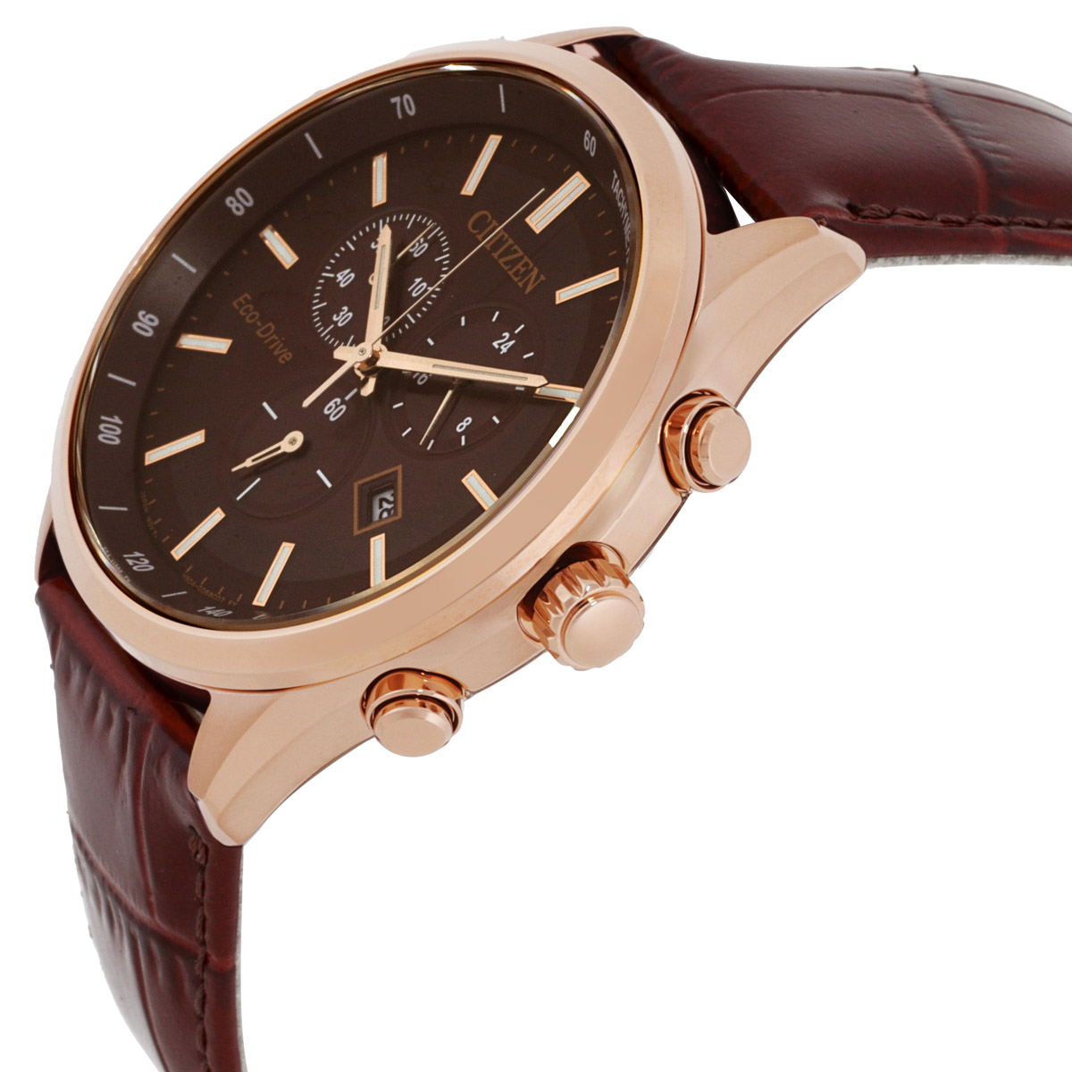 citizen eco drive chronograph brown dial men's watch at2573 07x citizen eco drive chronograph brown dial men's watch at2573 07x
