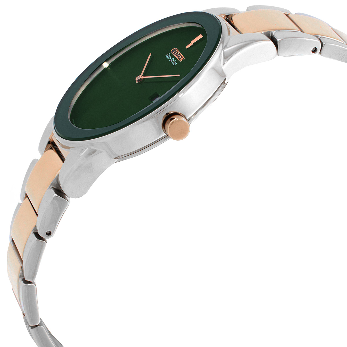 citizen eco drive green dial two tone men's watch au1064 85x citizen eco drive green dial two tone men's watch au1064 85x
