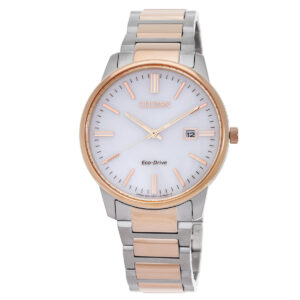 citizen eco drive silver dial watch bm7526 81a