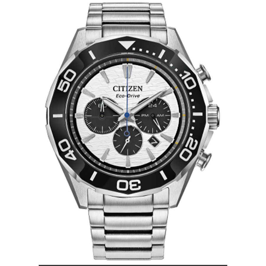 citizen endeavor chronograph quartz white dial men's watch ca4730 59a citizen endeavor chronograph quartz white dial men's watch ca4730 59a