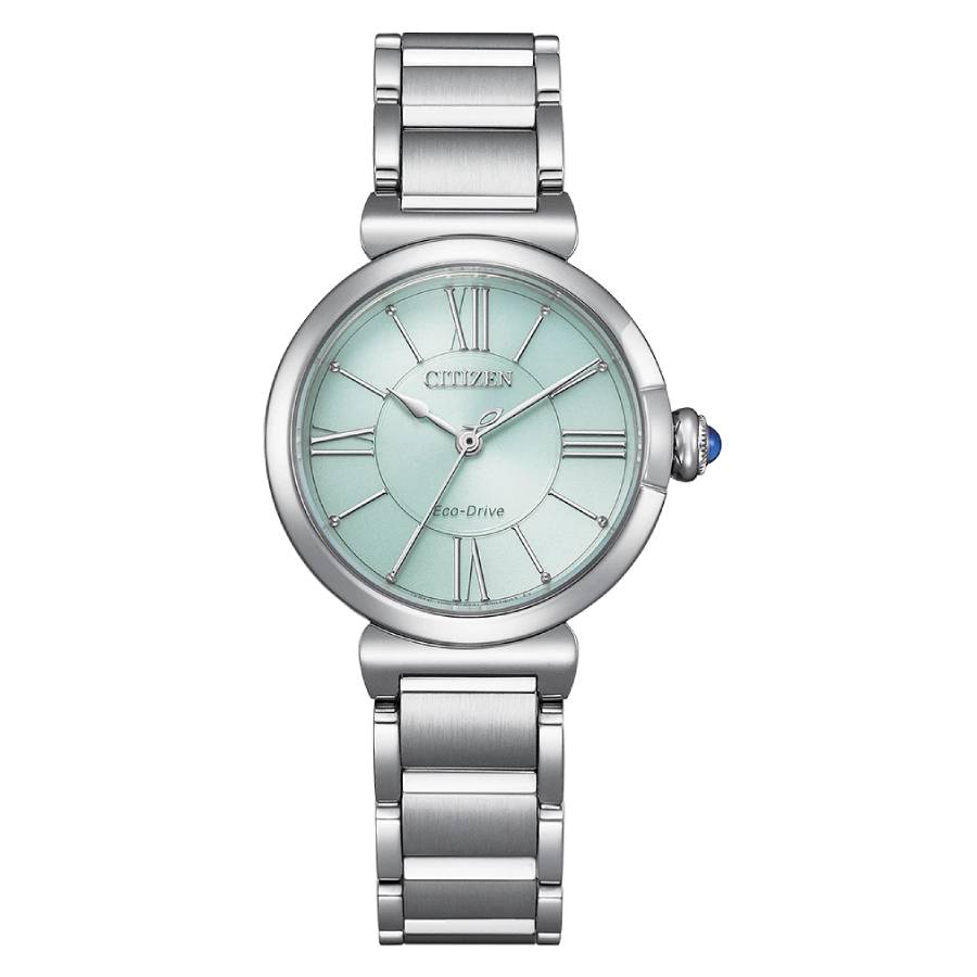 citizen l series eco drive green dial ladies watch em1070 83l citizen l series eco drive green dial ladies watch em1070 83l
