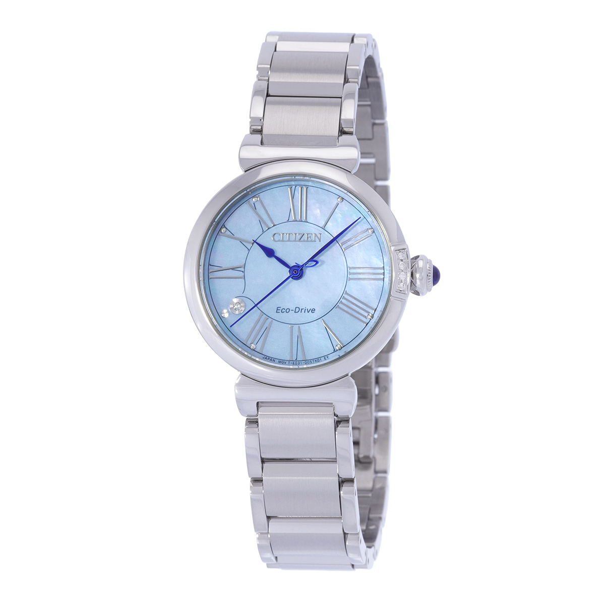 citizen l series eco drive mother of pearl dial ladies watch em1060 87n citizen l series eco drive mother of pearl dial ladies watch em1060 87n