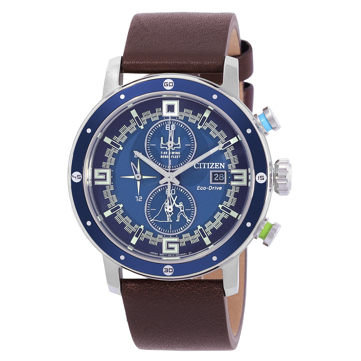citizen luke skywalker chronograph blue dial men's watch ca0768 07w citizen luke skywalker chronograph blue dial men's watch ca0768 07w
