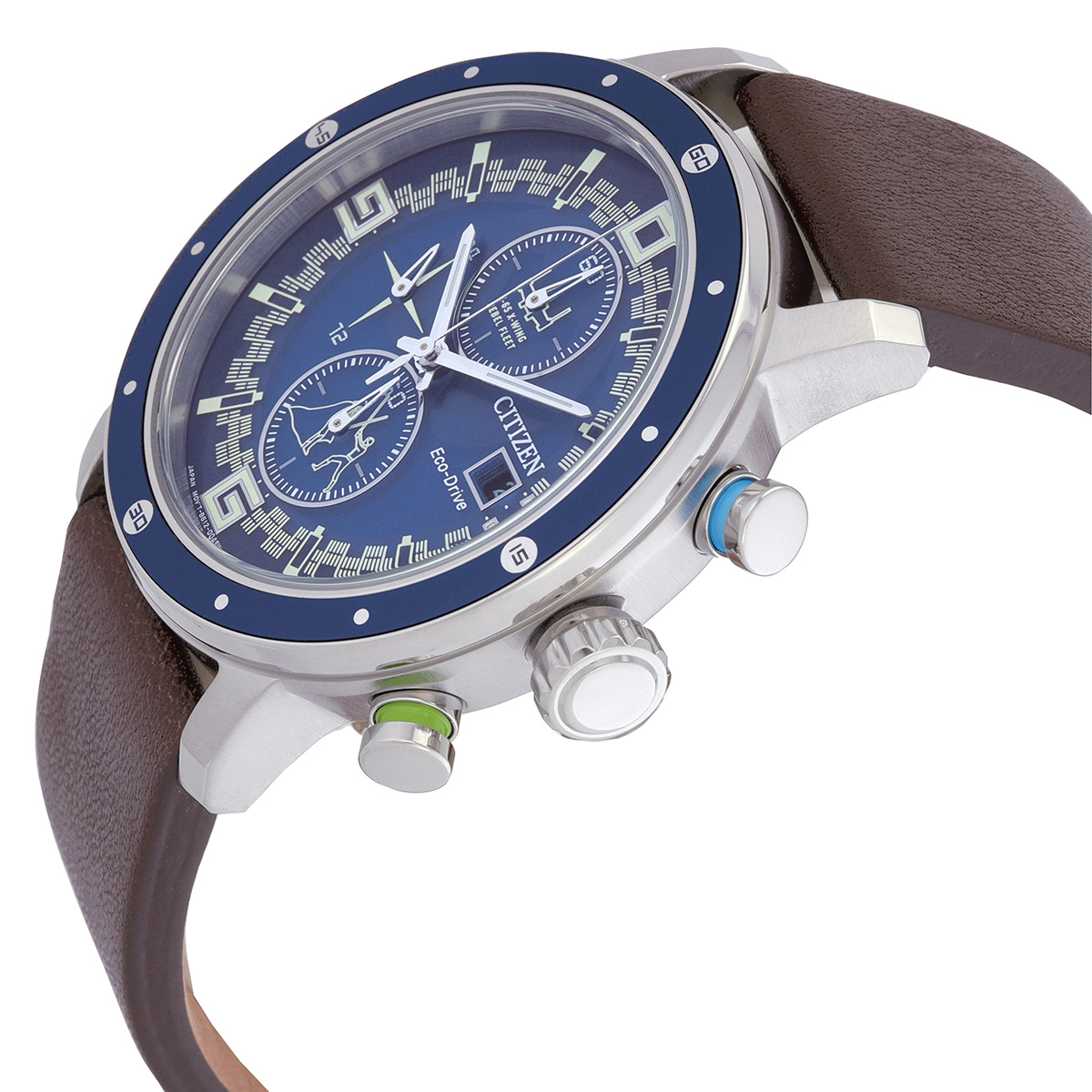 citizen luke skywalker chronograph blue dial men's watch ca0768 07w citizen luke skywalker chronograph blue dial men's watch ca0768 07w