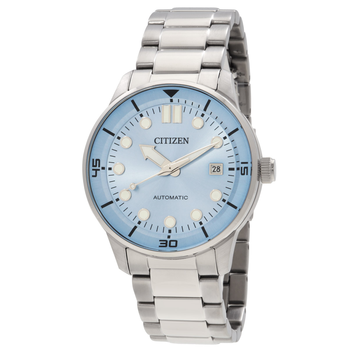 citizen mechanical automatic light blue dial men's watch nj0191 83l citizen mechanical automatic light blue dial men's watch nj0191 83l