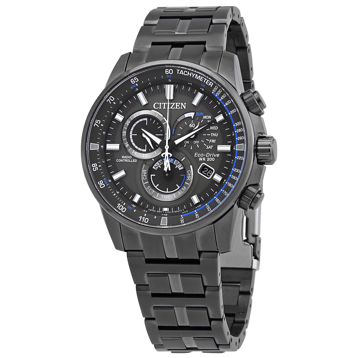 citizen pcat radio controlled chronograph black dial men's watch cb5887 55h citizen pcat radio controlled chronograph black dial men's watch cb5887 55h