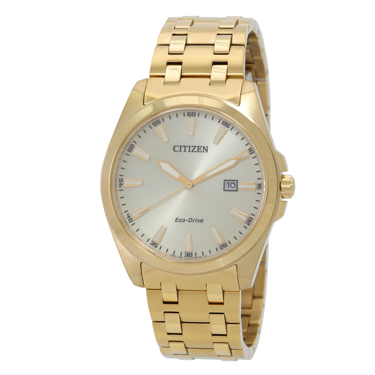 citizen peyten eco drive champagne dial men's watch bm7532 54p citizen peyten eco drive champagne dial men's watch bm7532 54p