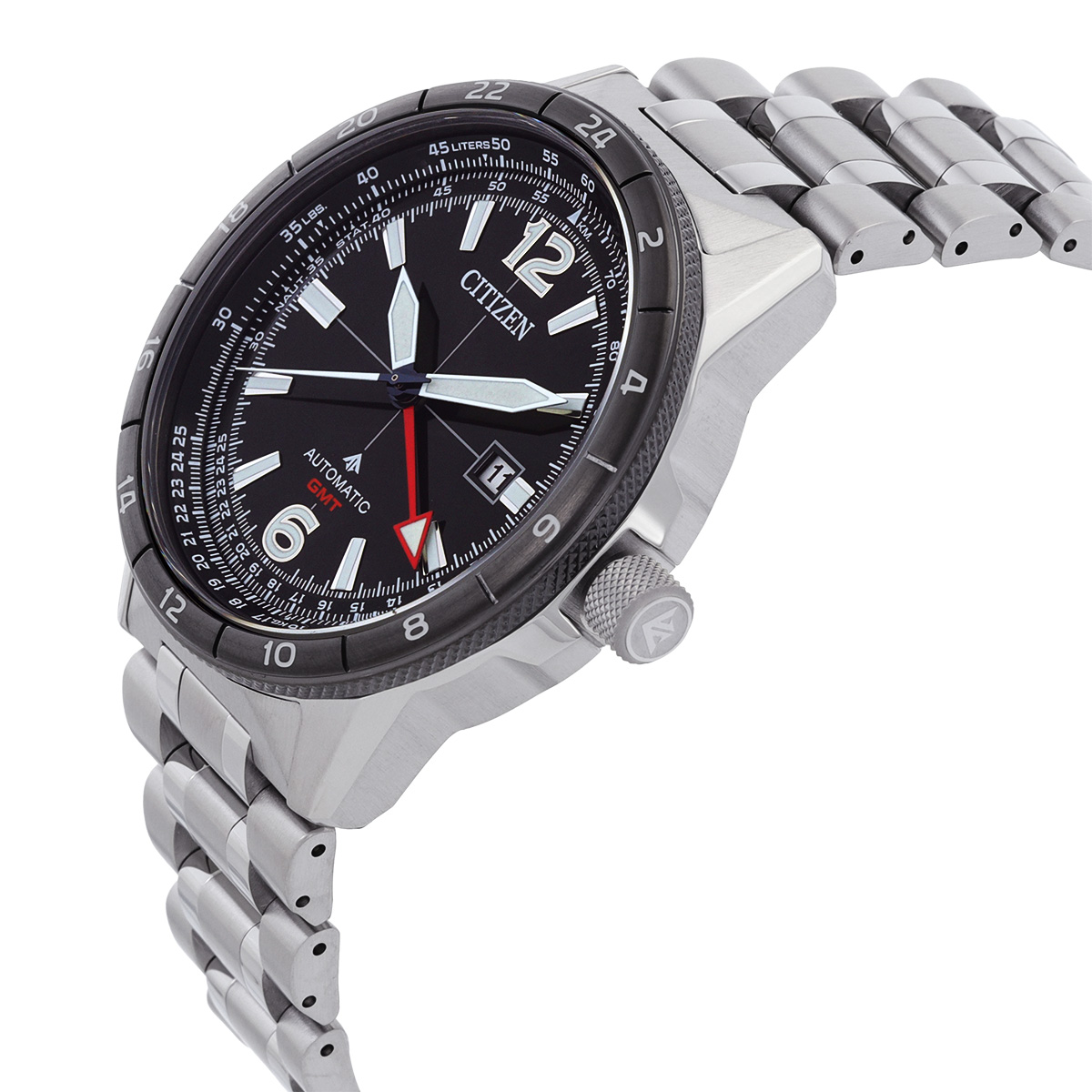 citizen promaster air gmt automatic black dial men's watch nb6046 59e citizen promaster air gmt automatic black dial men's watch nb6046 59e