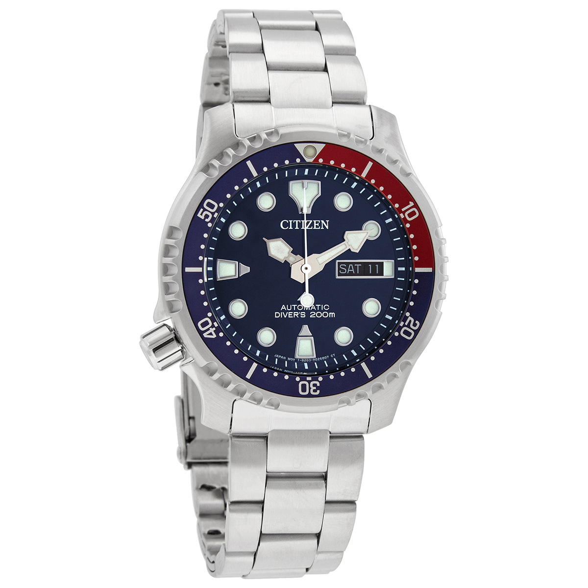 citizen promaster lefty automatic blue dial pepsi bezel men's watch ny0086 83l citizen promaster lefty automatic blue dial pepsi bezel men's watch ny0086 83l