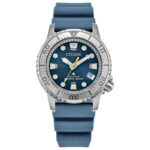 citizen promaster dive blue dial ladies watch eo2027 09l