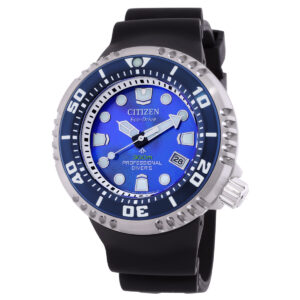 citizen promaster dive blue dial men's watch bn1025 08l