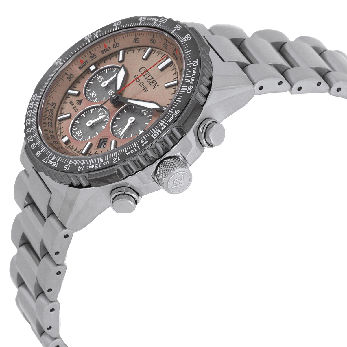citizen promaster navihawk chronograph salmon dial men's watch ca4664 60x citizen promaster navihawk chronograph salmon dial men's watch ca4664 60x
