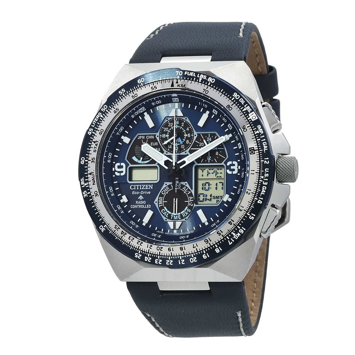 citizen promaster skyhawk a t chronograph blue dial men's watch jy8148 08l citizen promaster skyhawk a t chronograph blue dial men's watch jy8148 08l