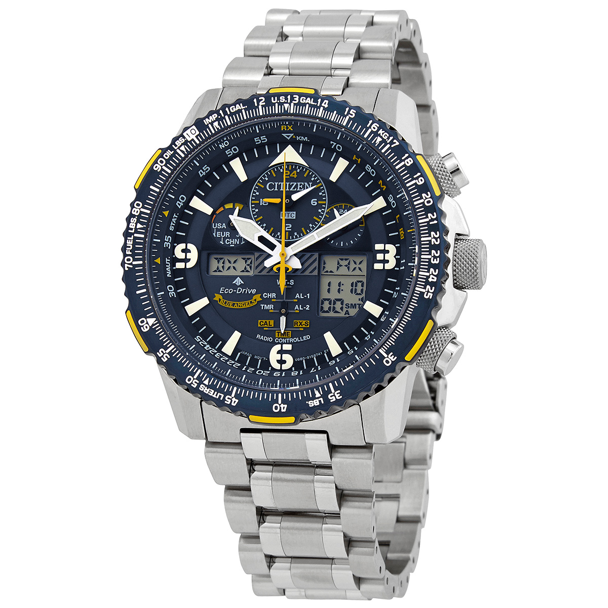 citizen promaster skyhawk a t perpetual alarm chronograph blue dial men's watch jy8078 52l citizen promaster skyhawk a t perpetual alarm chronograph blue dial men's watch jy8078 52l