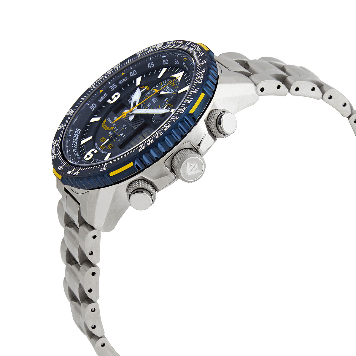 citizen promaster skyhawk a t perpetual alarm chronograph blue dial men's watch jy8078 52l citizen promaster skyhawk a t perpetual alarm chronograph blue dial men's watch jy8078 52l