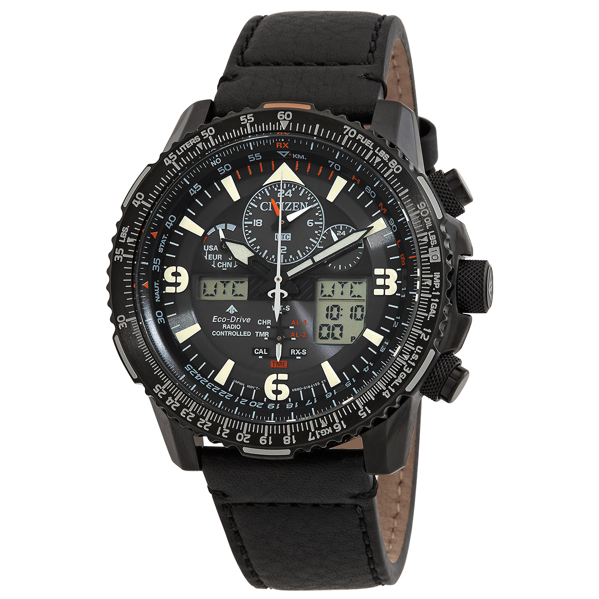 citizen quartz analog digital black dial watch jy8085 14h citizen quartz analog digital black dial watch jy8085 14h