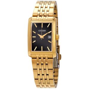citizen quartz black dial men's watch bh1673 50e