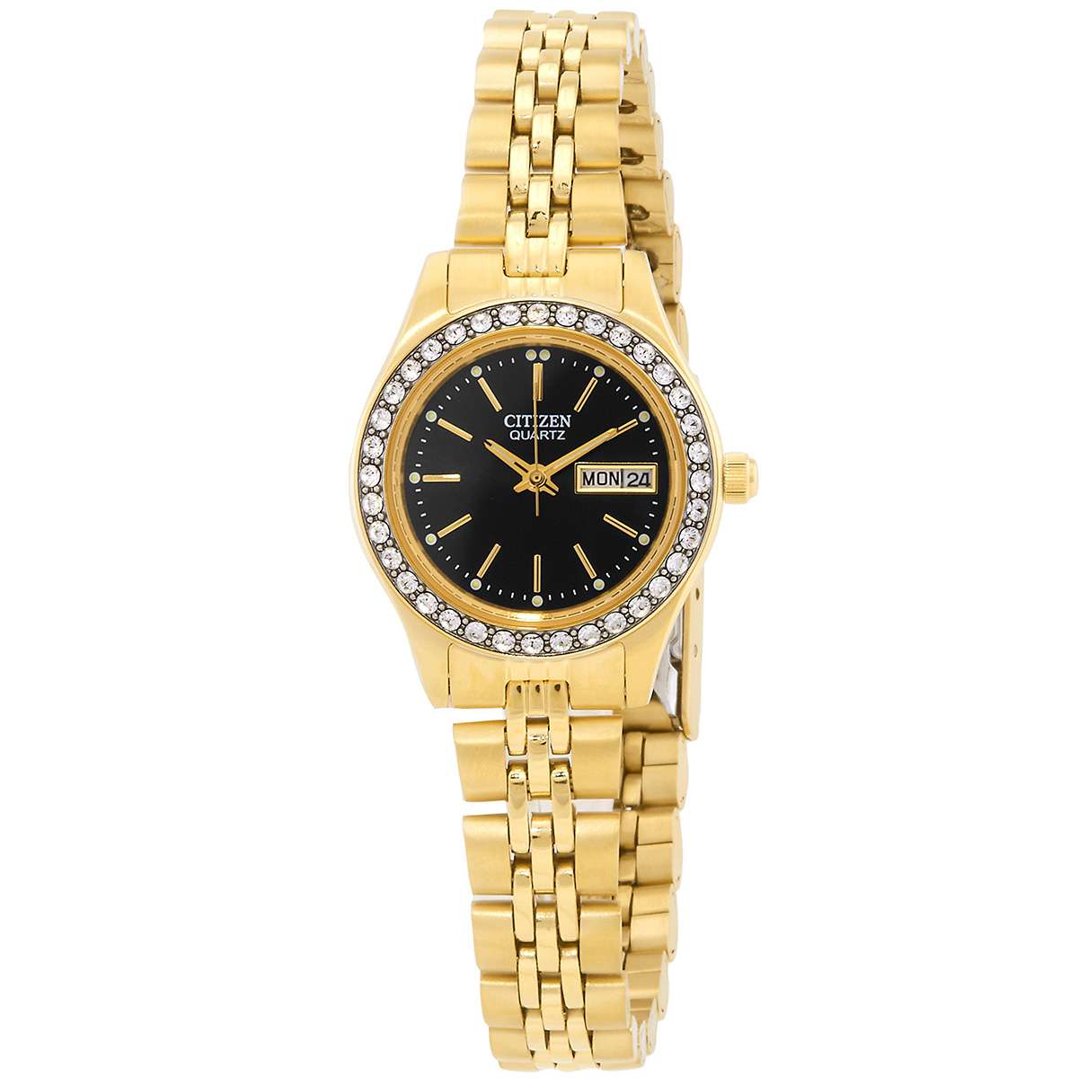 citizen quartz crystal black dial ladies watch eq0532 55e citizen quartz crystal black dial ladies watch eq0532 55e