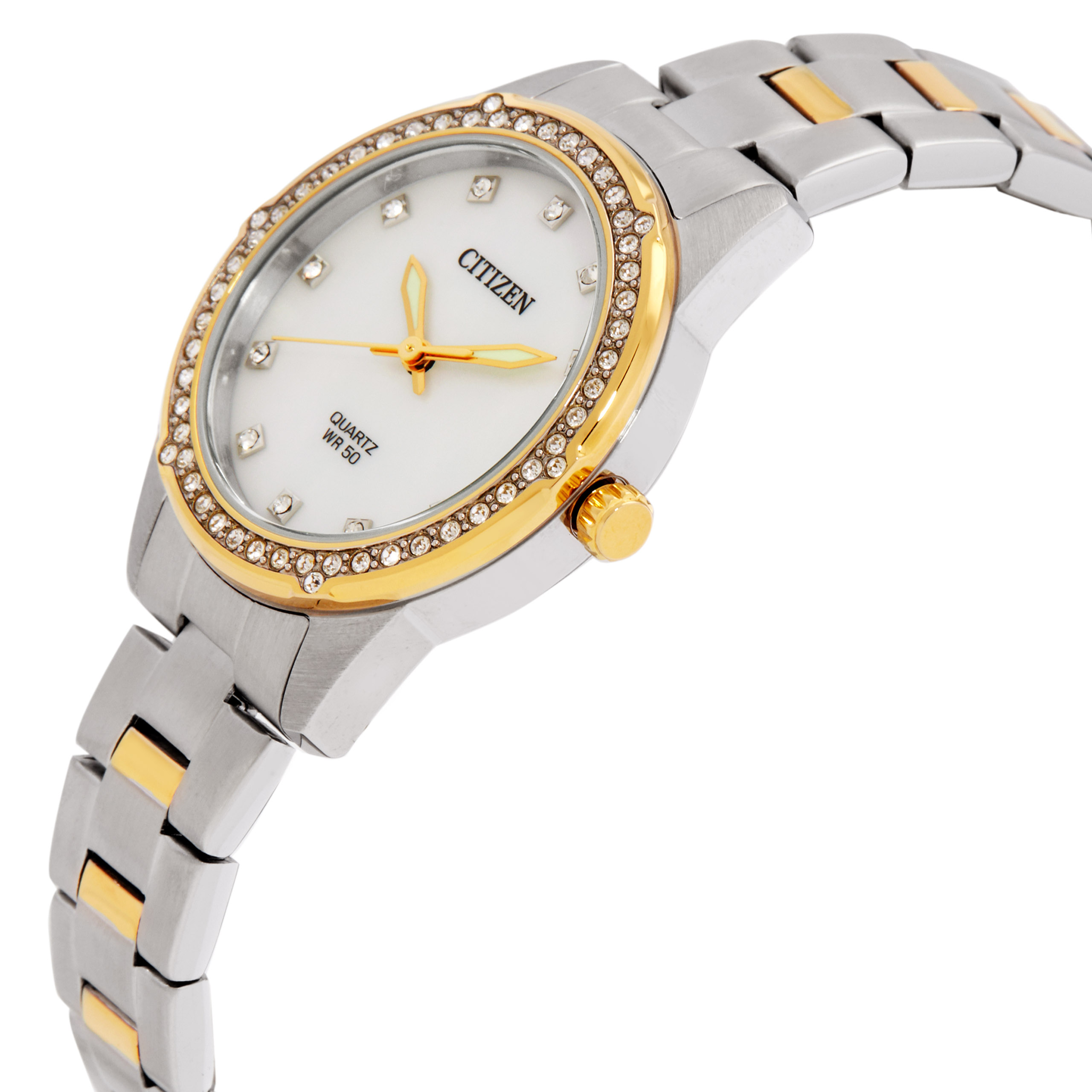 citizen quartz crystal mother of pearl dial ladies watch er0224 51d citizen quartz crystal mother of pearl dial ladies watch er0224 51d