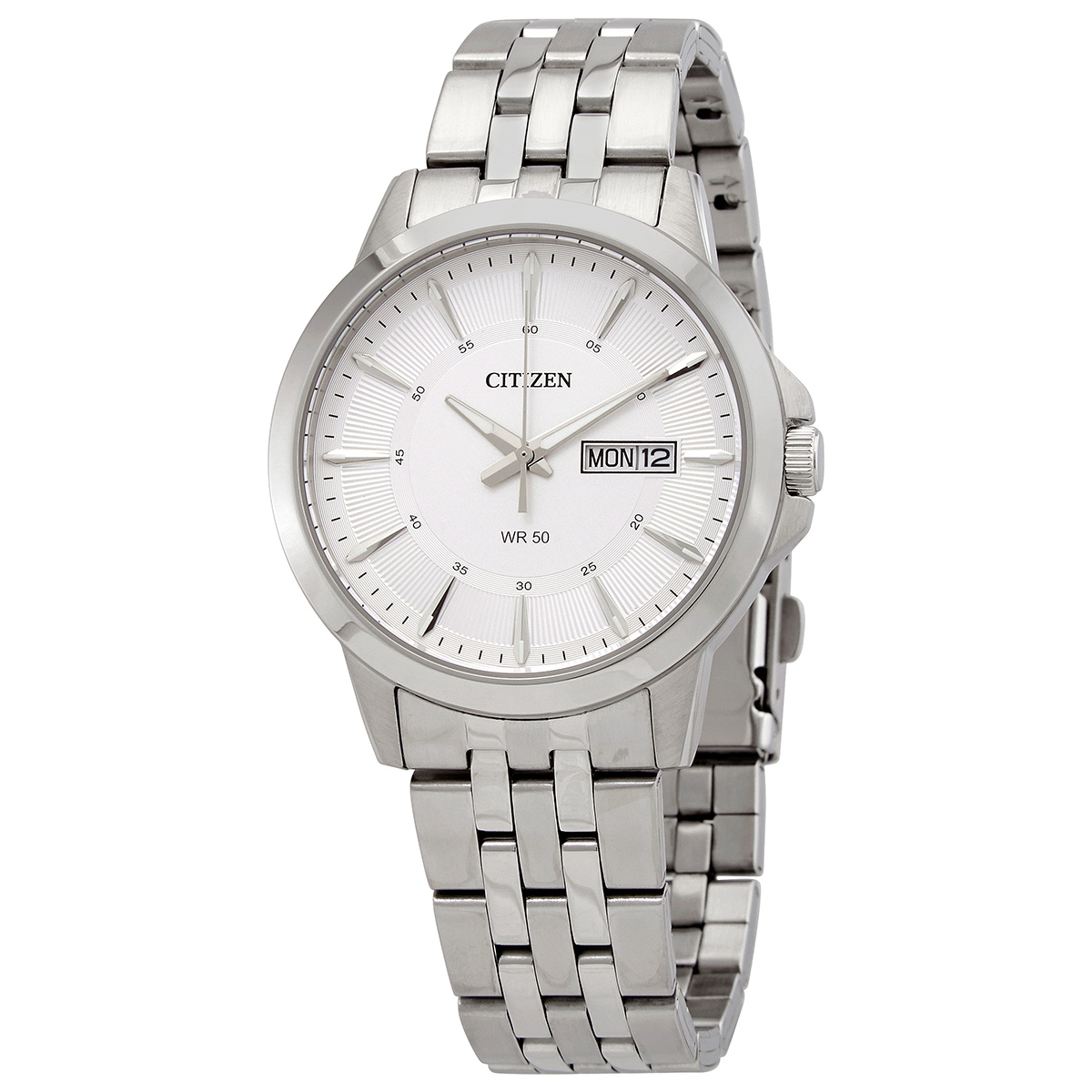 citizen quartz silver dial stainless steel men's watch bf2011 51a citizen quartz silver dial stainless steel men's watch bf2011 51a