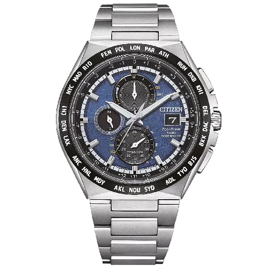 citizen radio controlled chronograph blue dial men's watch at8238 84l citizen radio controlled chronograph blue dial men's watch at8238 84l