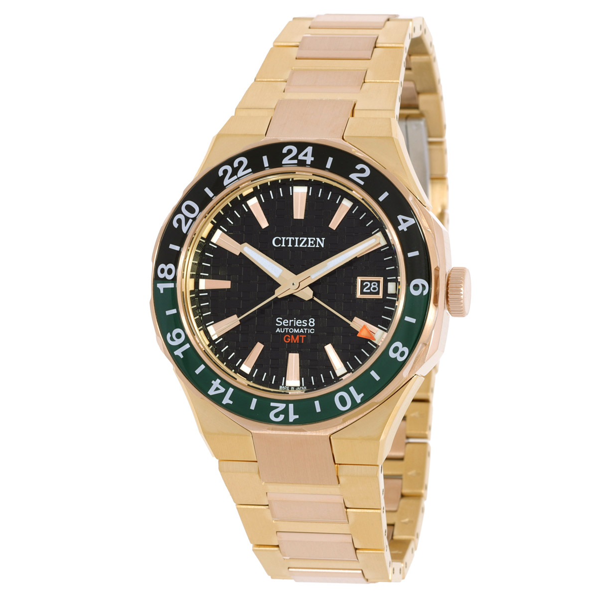 citizen series8 880 gmt automatic black dial men's watch nb6033 51e citizen series8 880 gmt automatic black dial men's watch nb6033 51e