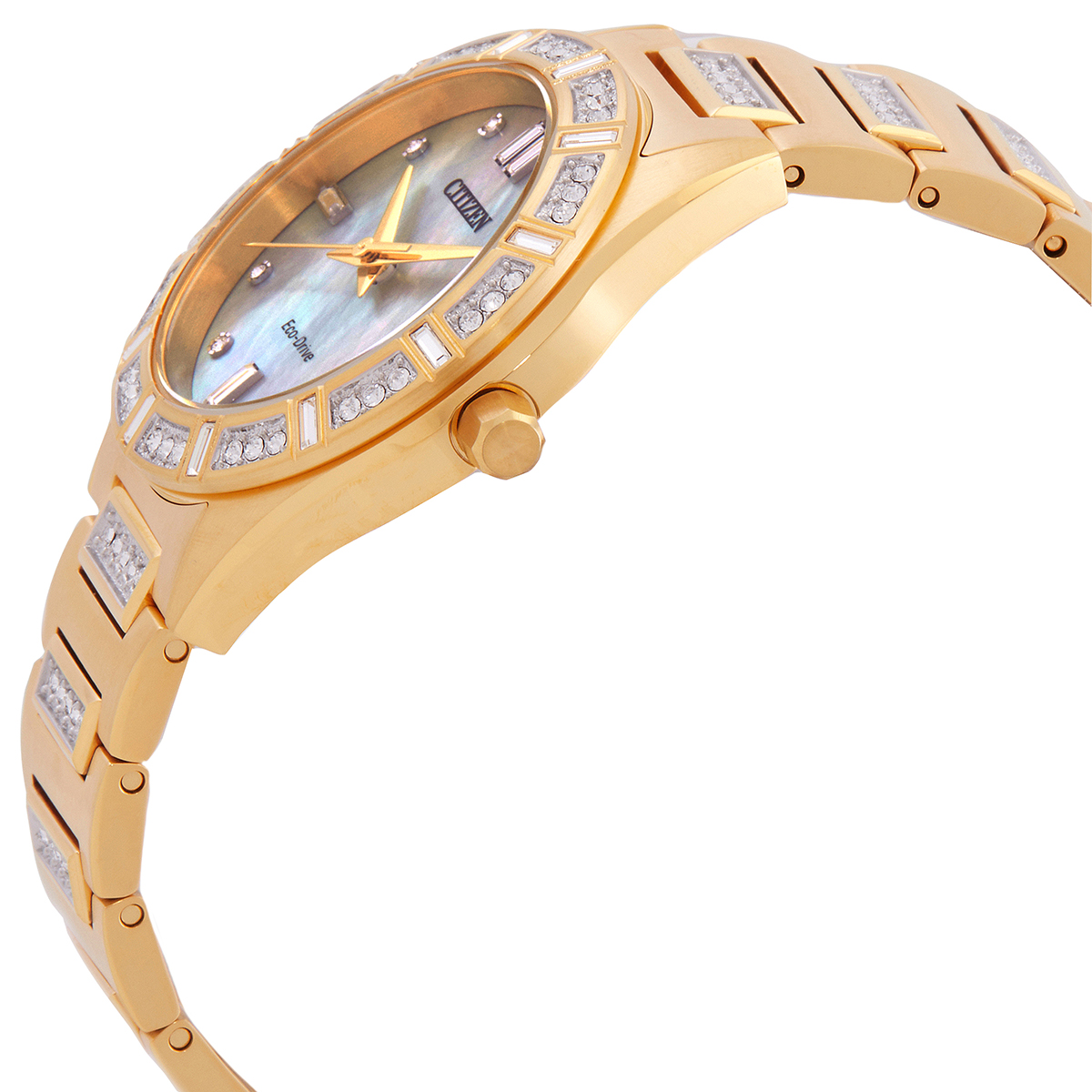 citizen silhouette crystal eco drive ladies watch em1022 51d citizen silhouette crystal eco drive ladies watch em1022 51d