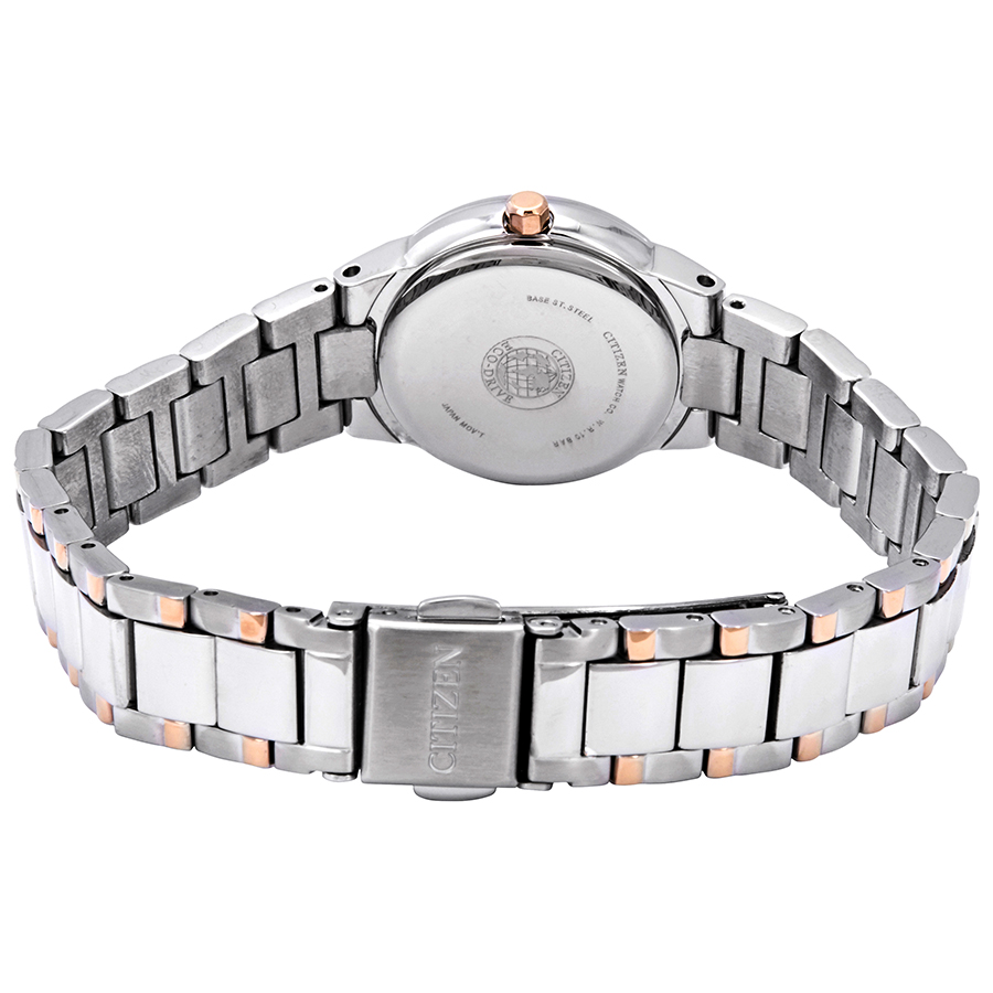 citizen silhouette eco drive mother of pearl dial two tone stainless steel ladies watch ew1676 52d citizen silhouette eco drive mother of pearl dial two tone stainless steel ladies watch ew1676 52d