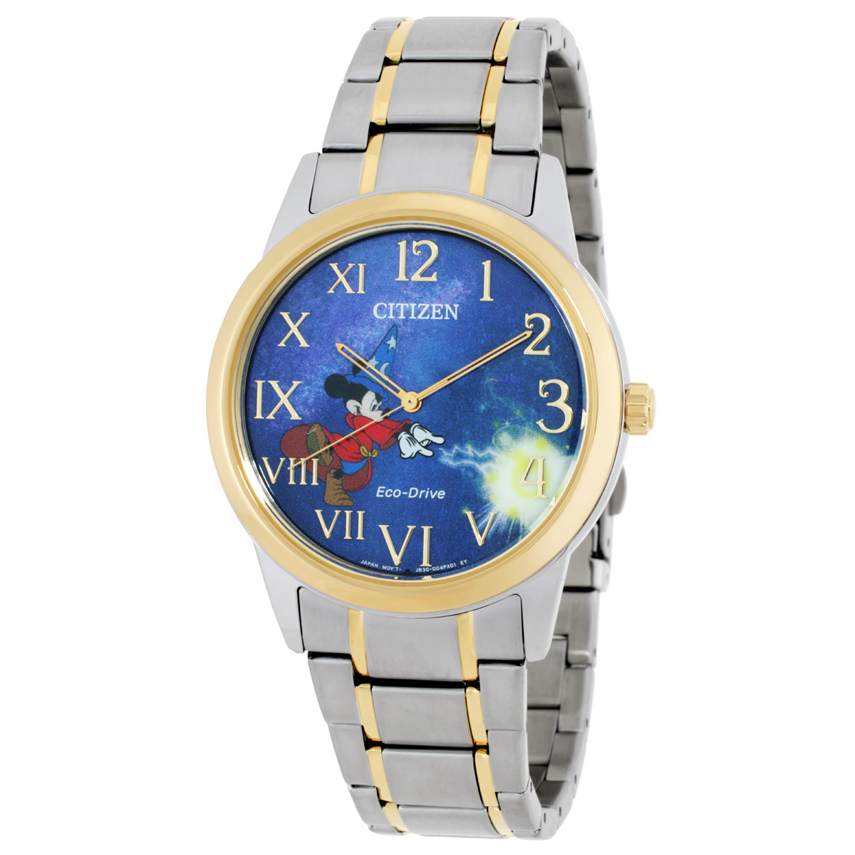 citizen sorcerer's apprentice mickey eco drive blue dial watch fe7064 71w citizen sorcerer's apprentice mickey eco drive blue dial watch fe7064 71w