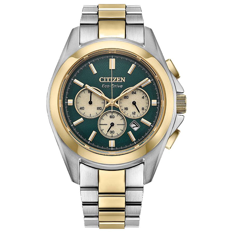 citizen sport luxury chronograph green dial men's watch ca4684 54x citizen sport luxury chronograph green dial men's watch ca4684 54x